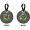 Herbs & Spices Circle Luggage Tag (Front + Back)