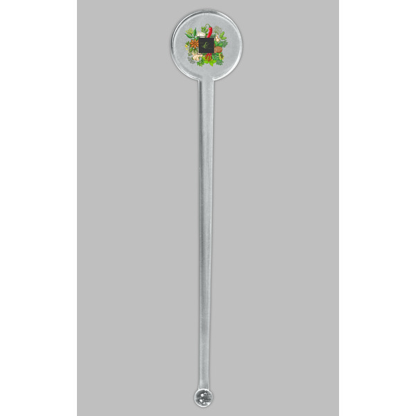 Herbs & Spices Clear Plastic 7" Stir Stick - Round - Single Stick