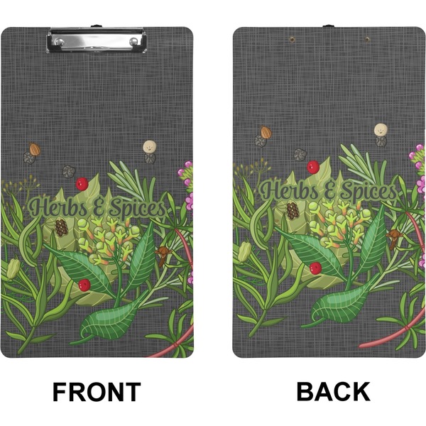Herbs & Spices Clipboard (Legal) (Front + Back)