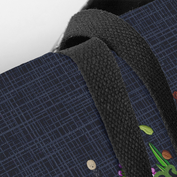 Herbs & Spices Closeup of Tote w/Black Handles