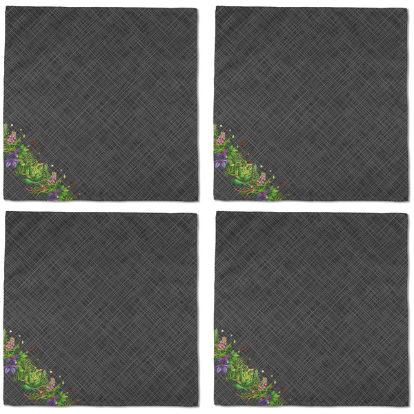 Herbs & Spices Cloth Napkins - Personalized Dinner (APPROVAL) Set of 4