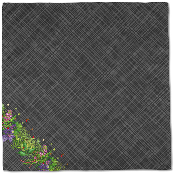 Herbs & Spices Cloth Napkins - Personalized Dinner (Full Open)