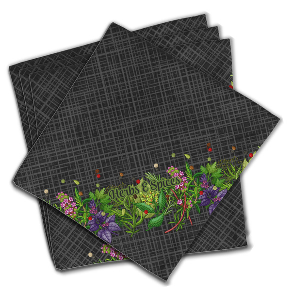 Herbs & Spices Cloth Napkins - Personalized Dinner (PARENT MAIN Set of 4)