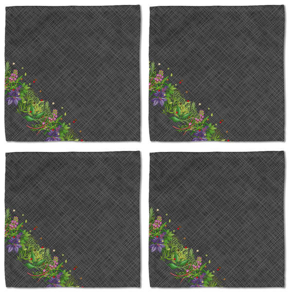 Herbs & Spices Cloth Napkins - Personalized Lunch (APPROVAL) Set of 4