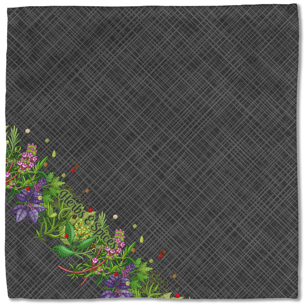 Herbs & Spices Cloth Napkins - Personalized Lunch (Single Full Open)