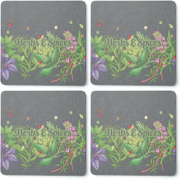 Herbs & Spices Coaster Rubber Back - Apvl