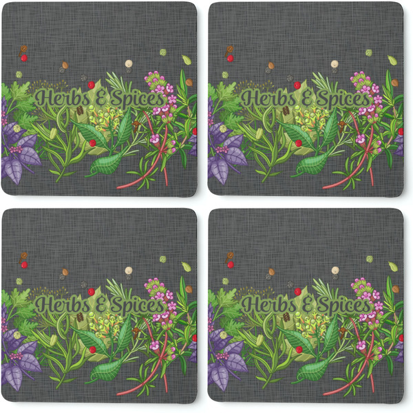 Herbs & Spices Coaster Rubber Back - Apvl