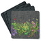 Herbs & Spices Square Rubber Backed Coasters - Set of 4 (Personalized)