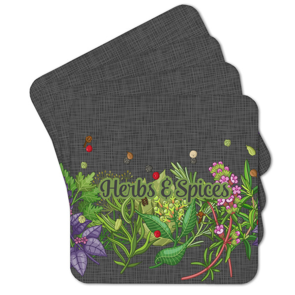 Custom Herbs & Spices Cork Coaster - Set of 4