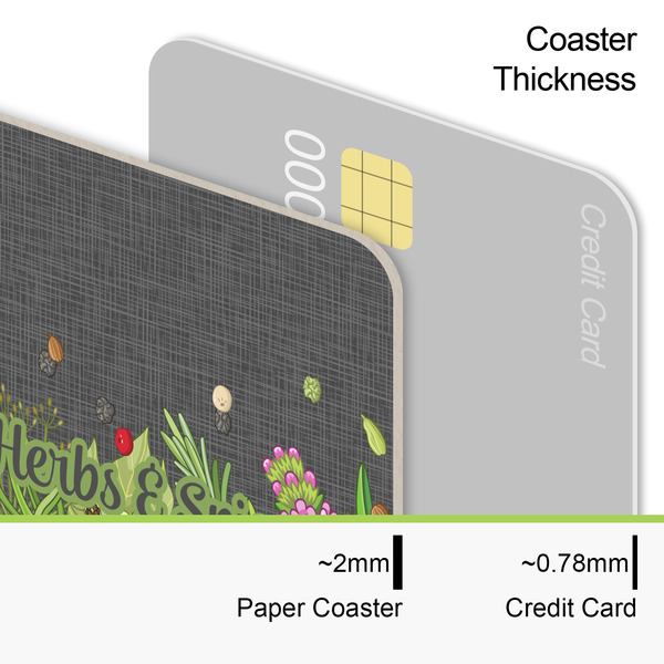 Herbs & Spices Coaster Thickness