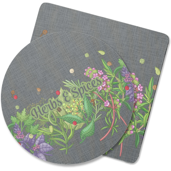 Custom Herbs & Spices Rubber Backed Coaster (Personalized)