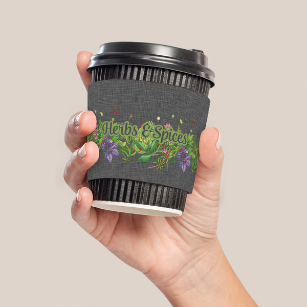 Herbs & Spices Coffee Cup Sleeve - LIFESTYLE