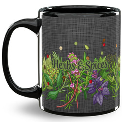 Herbs & Spices 11 Oz Coffee Mug - Black
