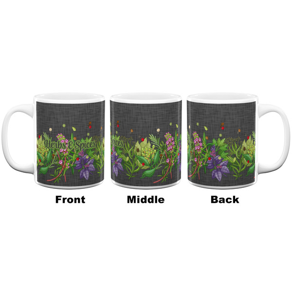 Herbs & Spices Coffee Mug - 11 oz - White APPROVAL