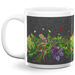 Herbs & Spices 20 Oz Coffee Mug - White