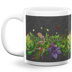 Herbs & Spices 20 Oz Coffee Mug - White