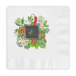 Herbs & Spices Embossed Decorative Napkins