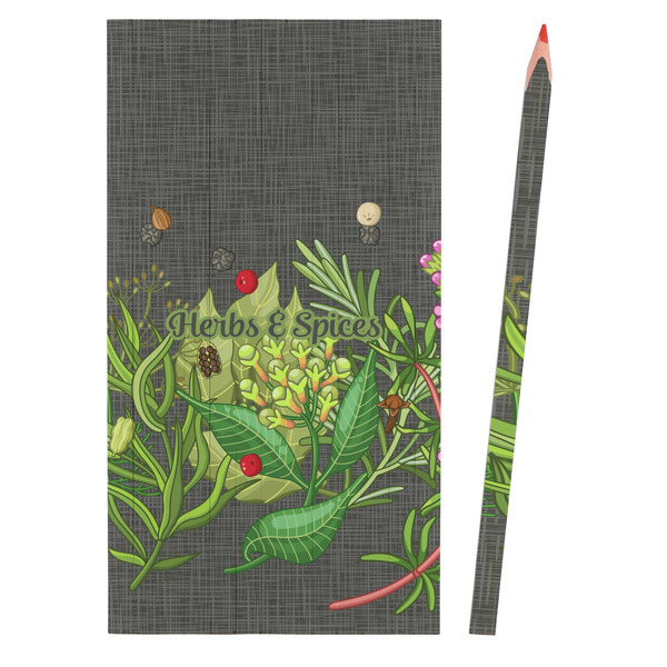 Herbs & Spices Colored Pencils - Front View