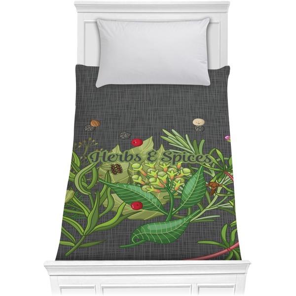 Custom Herbs & Spices Comforter - Twin (Personalized)