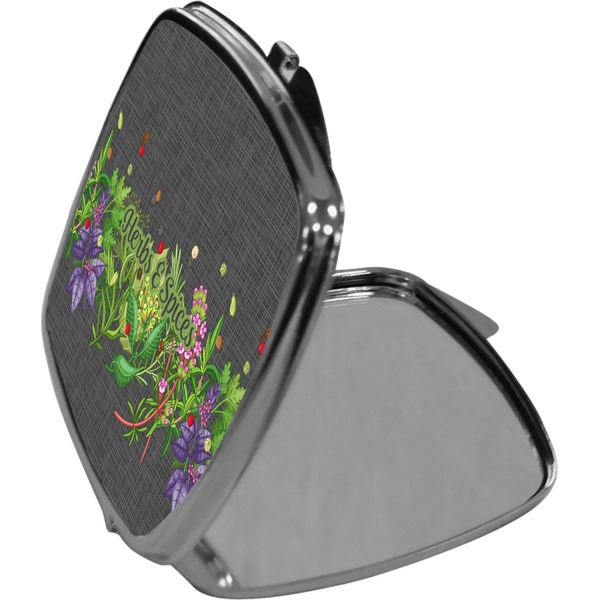 Herbs & Spices Compact Mirror (Side View)