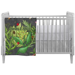 Herbs & Spices Crib Comforter / Quilt (Personalized)