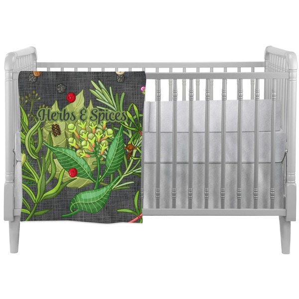 Custom Herbs & Spices Crib Comforter / Quilt (Personalized)