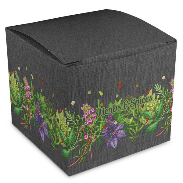 Custom Herbs & Spices Cube Favor Gift Boxes