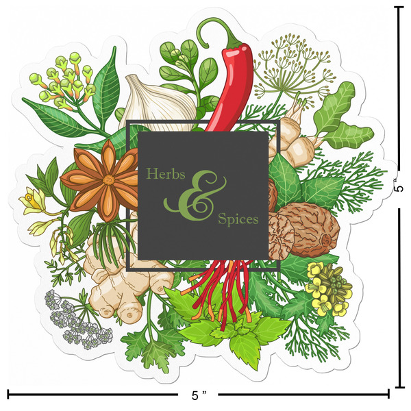 Herbs & Spices Custom Shape Iron On Patches - L - APPROVAL