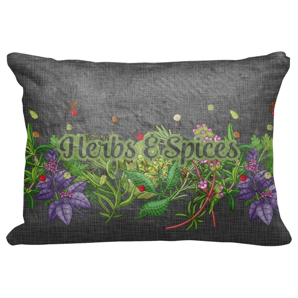 Custom Herbs & Spices Decorative Baby Pillowcase - 16"x12" (Personalized)