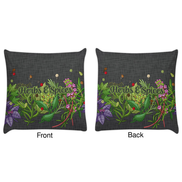 Herbs & Spices Decorative Pillow Case - Approval
