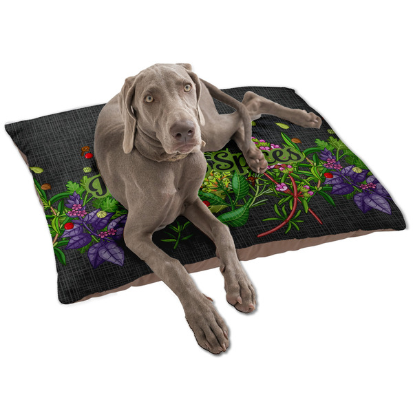 Custom Herbs & Spices Dog Bed - Large