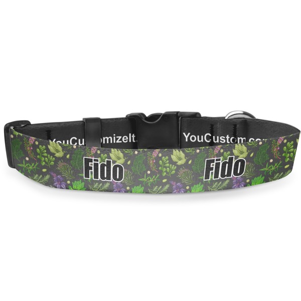 Custom Herbs & Spices Deluxe Dog Collar (Personalized)
