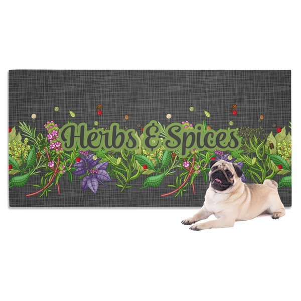 Custom Herbs & Spices Dog Towel (Personalized)