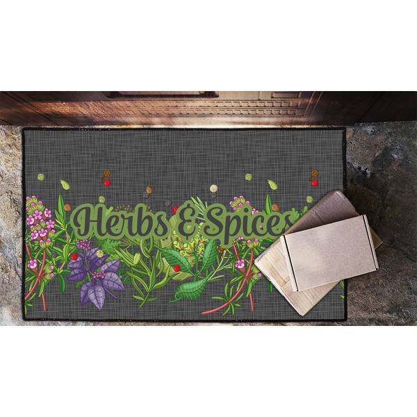 Herbs & Spices Door Mat - LIFESTYLE (Lrg)