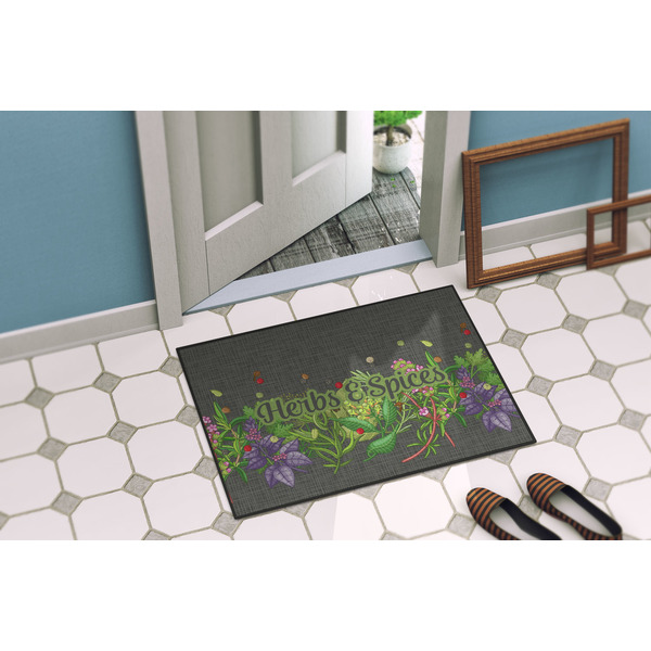 Herbs & Spices Door Mat Lifestyle