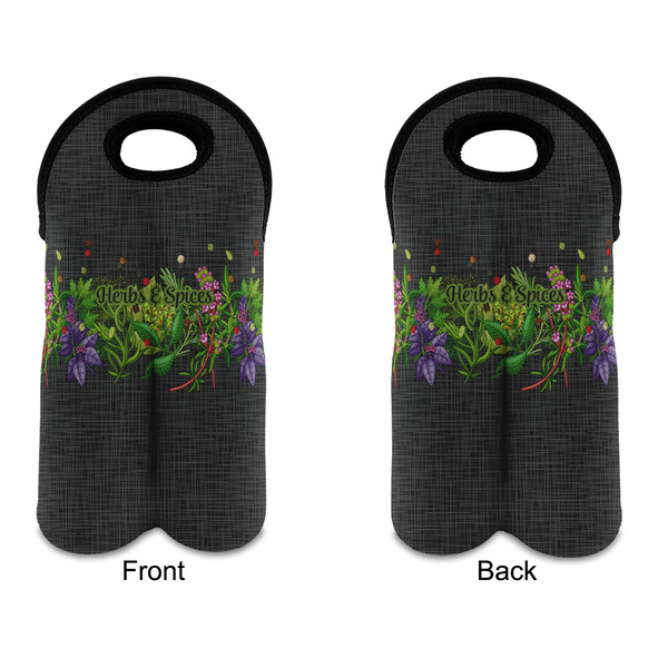 Herbs & Spices Double Wine Tote - APPROVAL (new)