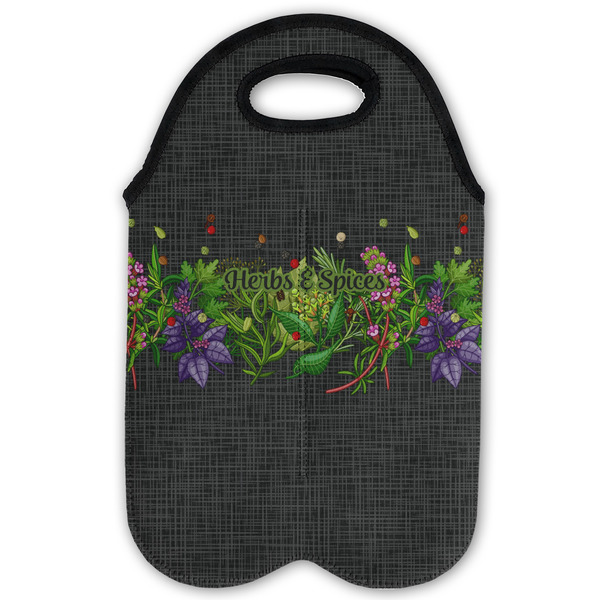 Herbs & Spices Double Wine Tote - Flat (new)