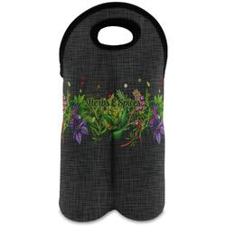 Herbs & Spices Wine Tote Bag (2 Bottles) (Personalized)