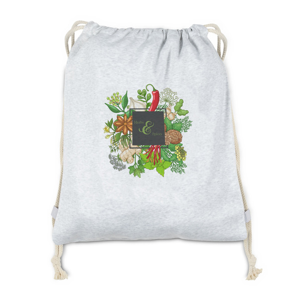 Custom Herbs & Spices Drawstring Backpack - Sweatshirt Fleece