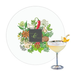 Herbs & Spices Printed Drink Topper - 3.25"