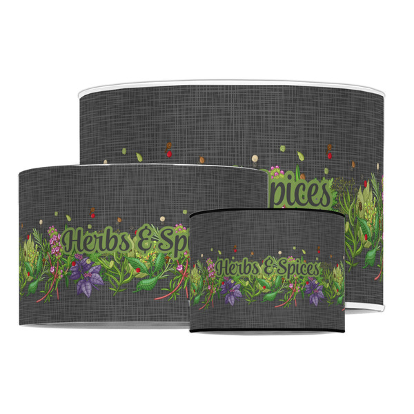 Herbs & Spices Drum Lampshades - MAIN