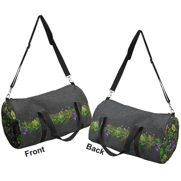 Herbs & Spices Duffle bag small front and back sides