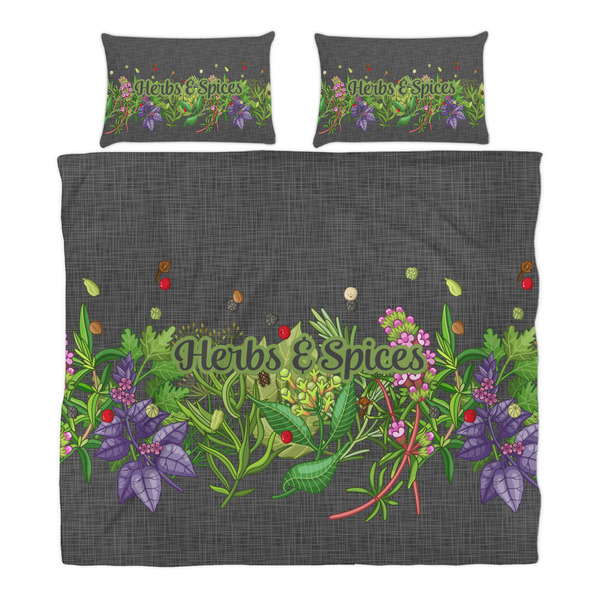 Herbs & Spices Duvet Cover Set - King - Alt Approval