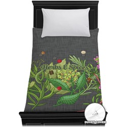 Herbs & Spices Duvet Cover - Twin (Personalized)