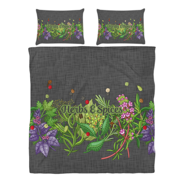 Herbs & Spices Duvet cover Set - Queen - Alt Approval