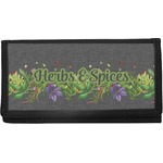 Herbs & Spices Canvas Checkbook Cover (Personalized)
