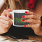 Herbs & Spices Espresso Cup - 6oz (Double Shot) LIFESTYLE (Woman hands cropped)