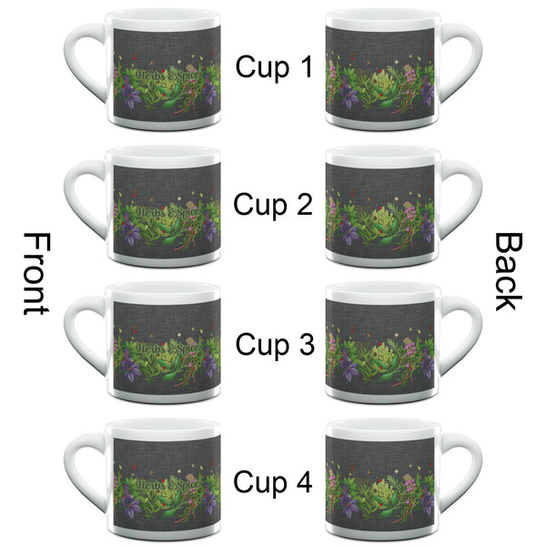 Herbs & Spices Espresso Cup - 6oz (Double Shot Set of 4) APPROVAL