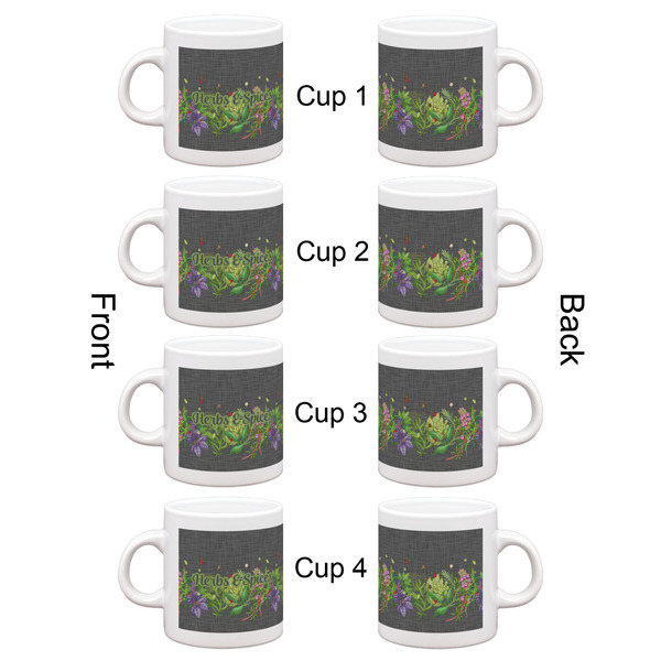 Herbs & Spices Espresso Cup Set of 4 - Apvl