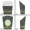 Herbs & Spices French Fry Favor Box - Front & Back View